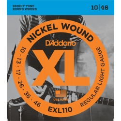 D'Addario EXL110 Nickel Wound Light Electric Strings